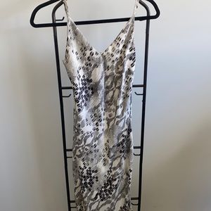 Express midi silk dress.